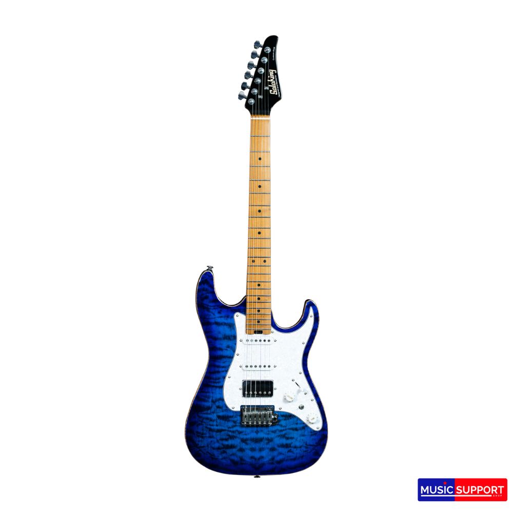 Soloking MS-3 Custom Roasted Maple FB Binding HSS QUILTED