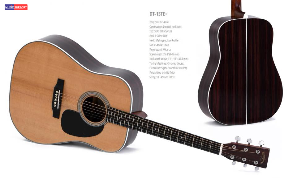 กีตาร์โปร่ง Sigma DT-1STE