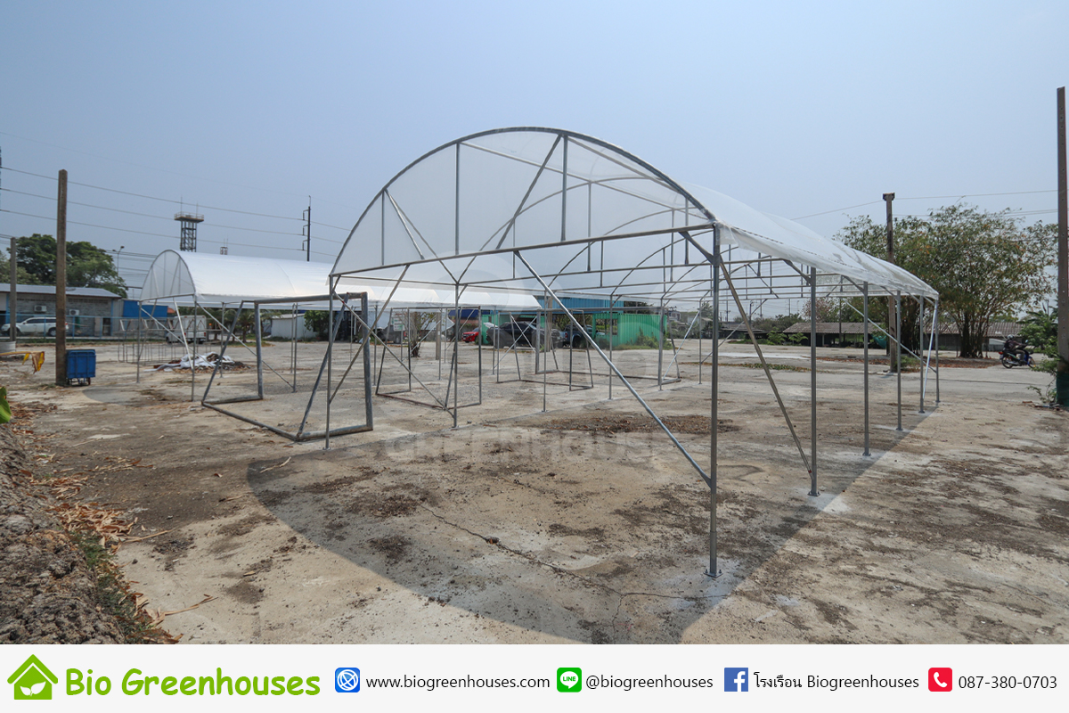 โรงเรือนแบบเปิด ขนาด 6x12ม. จ.กรุงเทพ
