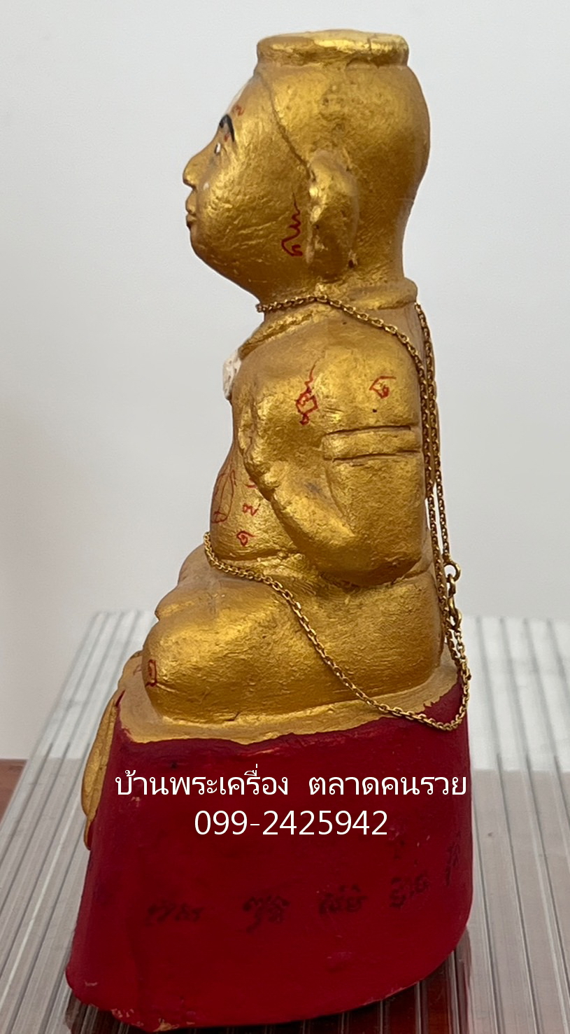 กุมารทอง หลวงพ่อแย้ม วัดสามง่าม จ.นครปฐม.. รุ่นสร้างเจดีย์ พิมพ์ใหญ่ ปี๒๕๕๒