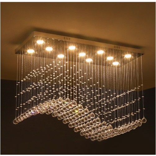 CT195A166 SOTMIA โคมระย้า โคมไฟระย้าฐานสี่เหลี่ยม