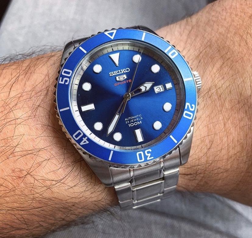 Seiko Sonic Blue 5Sport หายากมาก
