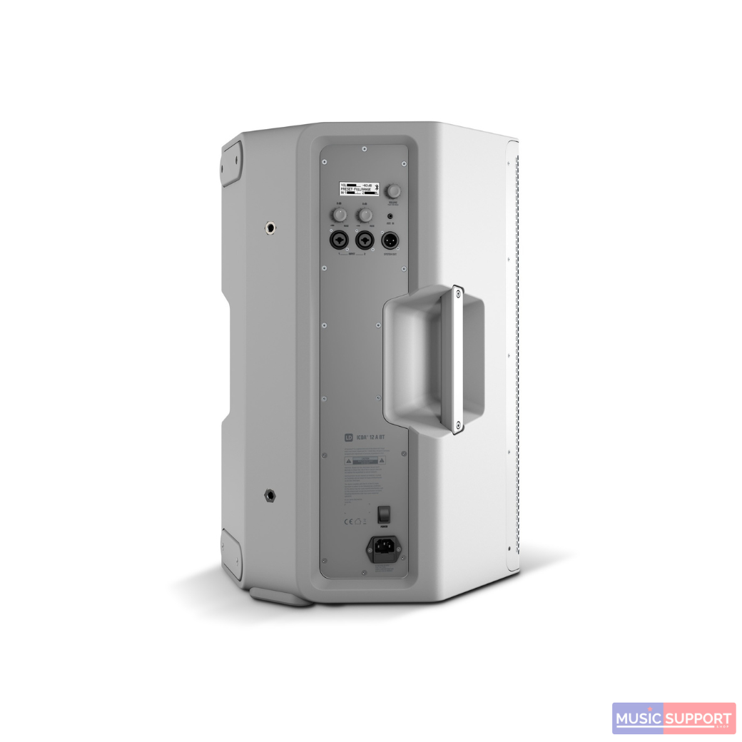 LD Systems ICOA12A BT W สีขาว 300วัตต์ ลำโพงมอนิเตอร์ พร้อมบลูทูธ