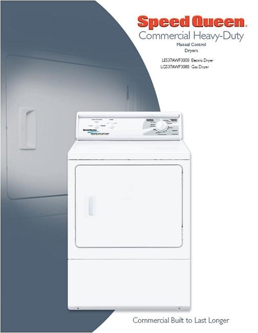 เครื่องอบผ้าอัตโนมัติ Speed Queen รุ่น LGS37 แก๊ส