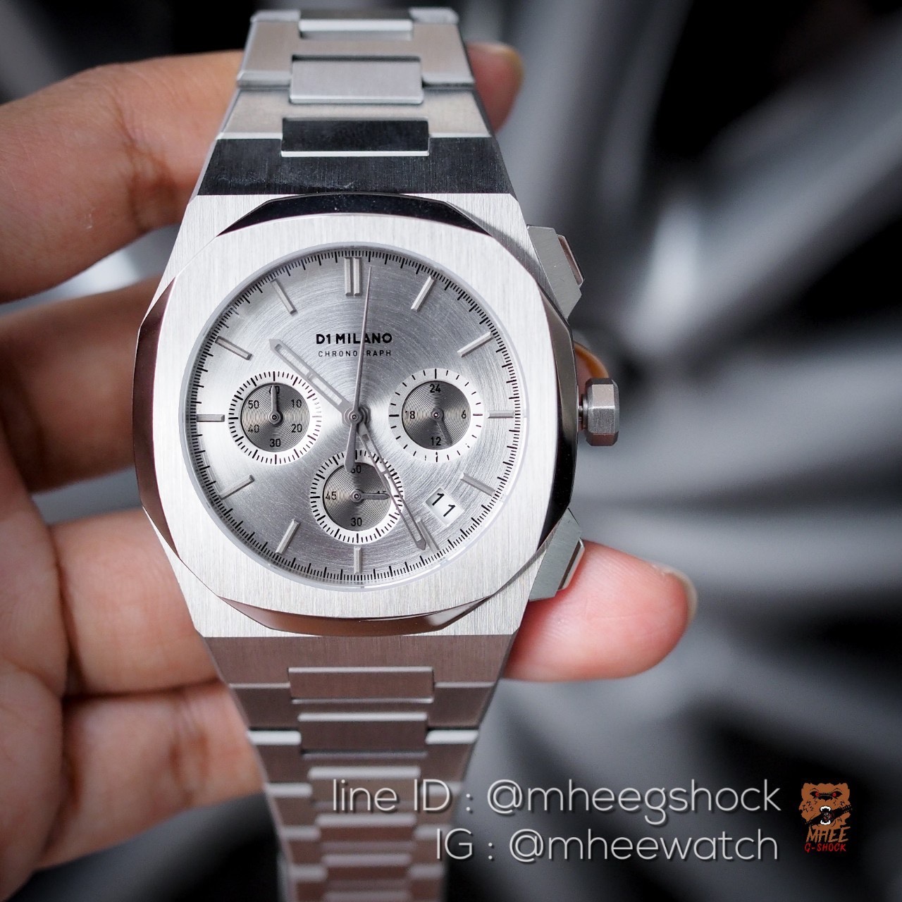 นาฬิกาข้อมือ D1 Milano หน้าPatek รุ่นD1-CHBJ03 สีSilve