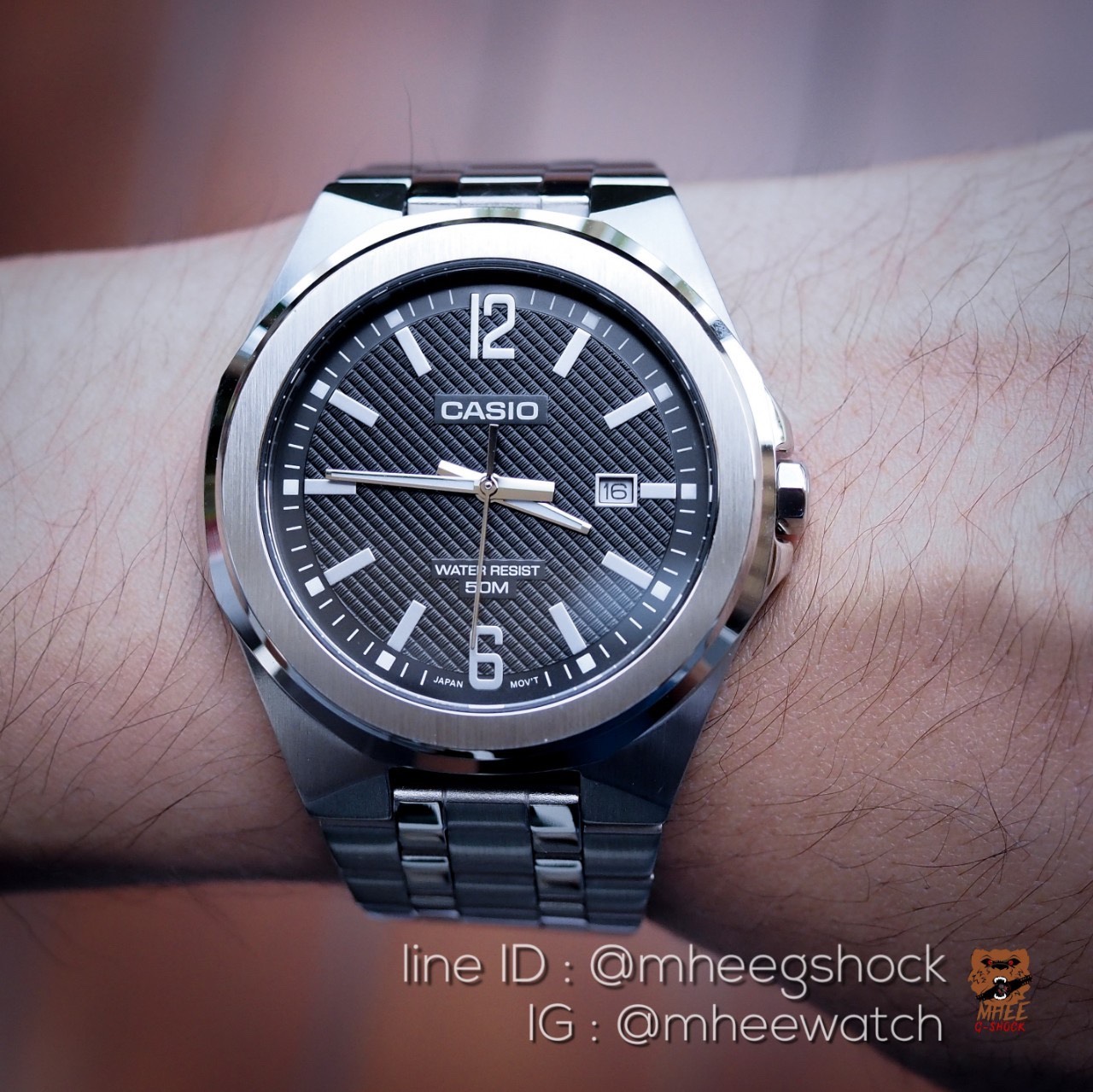 Casio หน้าCarbon สายJubilee สุดหรู