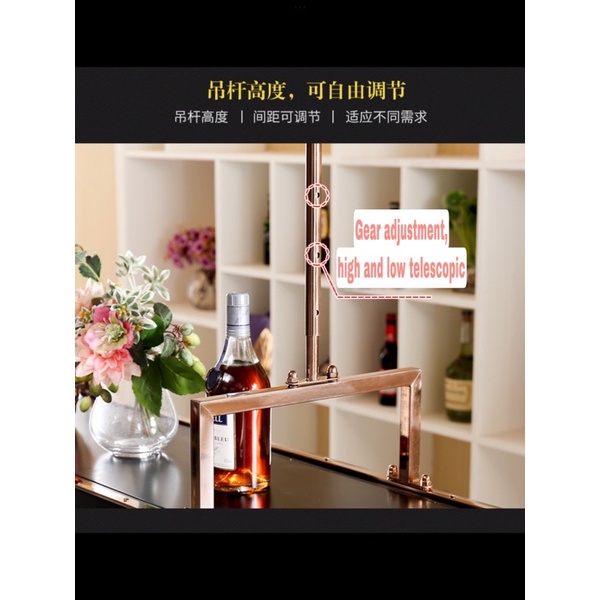 CT092D037 MIRIKITEKI #บาร์แขวนแก้วไวน์ บาร์แขวนแก้ว สไตล์ Modern Luxury ชั้นแขวนแก้วไวน์หรู #บาร์แขวนแก้วไวน์