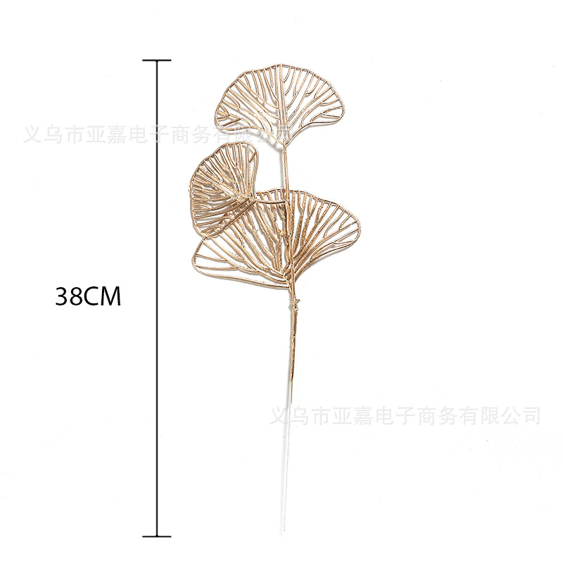 กิ่งไม้สีทอง ใบไม้สีทอง ยูคาลิปตัสทอง ตกแต่งห้อง ประกอบฉาก ST502E806