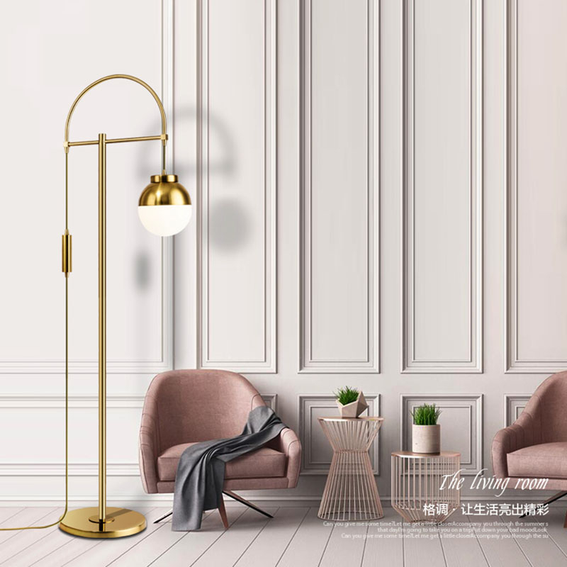 CT168A104 SOTMIA โคมไฟ โคมไฟตั้งพื้น โคมไฟสีทอง โคมไฟโมเดิร์น