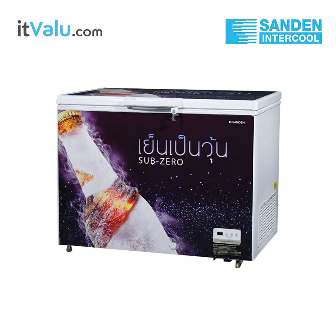 ตู้แช่เบียร์วุ้น SANDEN รุ่น SSA-0365 วามจุ : 12.7 คิว (350 ลิตร) จุได้ : 129 ขวด (ขวดขนาดมาตรฐาน) ขนาดตู้ : 111 x 75.5 x 85 ซม. รับประกันความเย็น 1 ปี / คอมเพรสเซอร์ 5 ปี