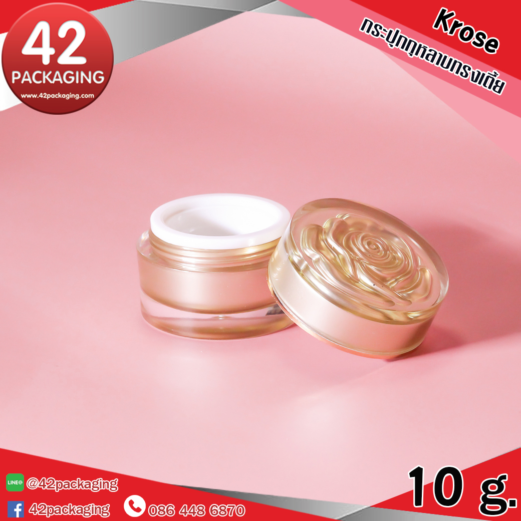 กระปุกกุหลาบ Krose-10g.