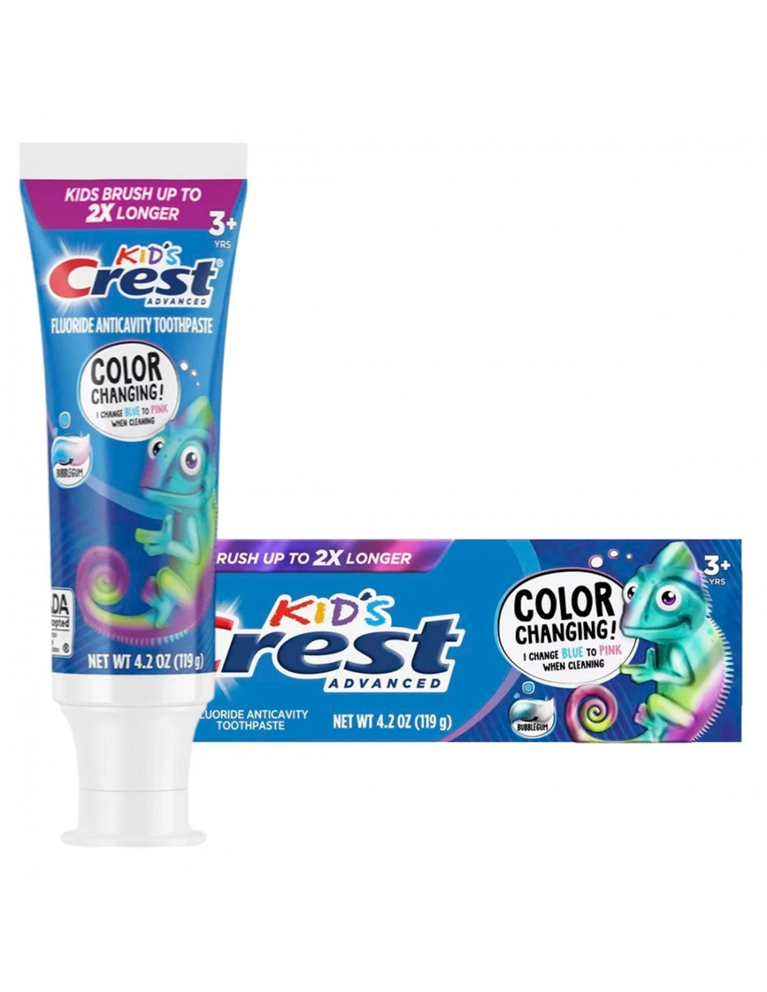 Crest Advanced Kid's Color Changing Fluoride Toothpaste ยาสีฟันเด็กเปลี่ยนสีได้ สูตรฟลูออไรด์