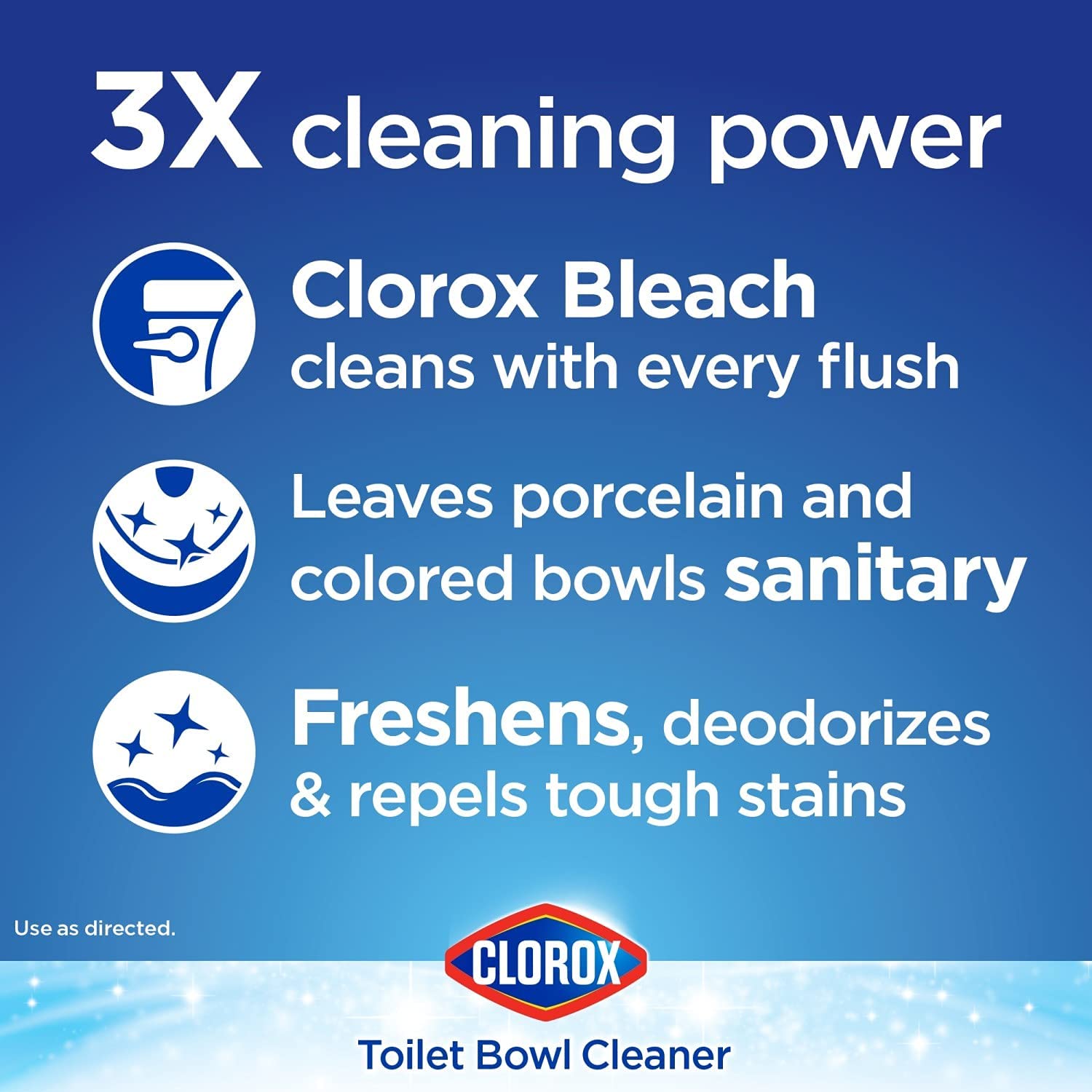 Clorox Automatic Toilet Bowl Cleaner เม็ดทำความสะอาด ฆ่าเชื้อโรค โถชักโครกอัตโนมัติ