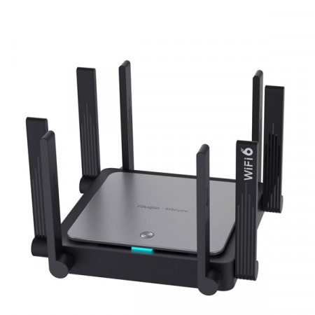 Reyee RG-EW3200GX PRO 3200Mbps Wi-Fi 6 Dual-band Gigabit Mesh Router, 5 Gigabit Ports, Including 1 WAN Port and 4 LAN ports, Ruijie Cloud App and Reyee Router App on Mobile Phones