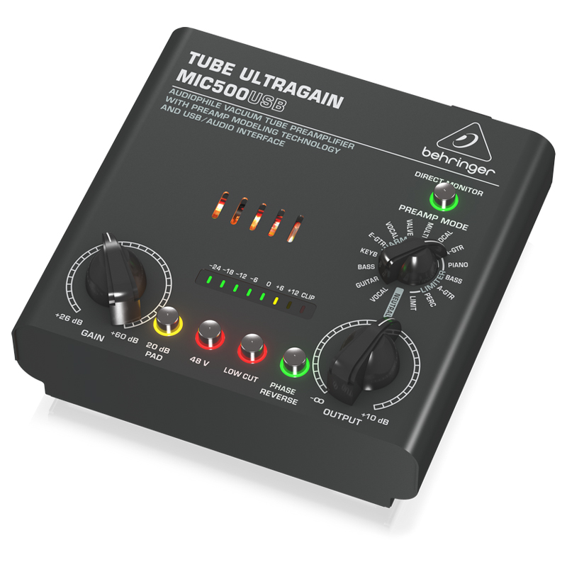 ออดิโออินเตอร์เฟส BEHRINGER MIC500USB Audio Interface