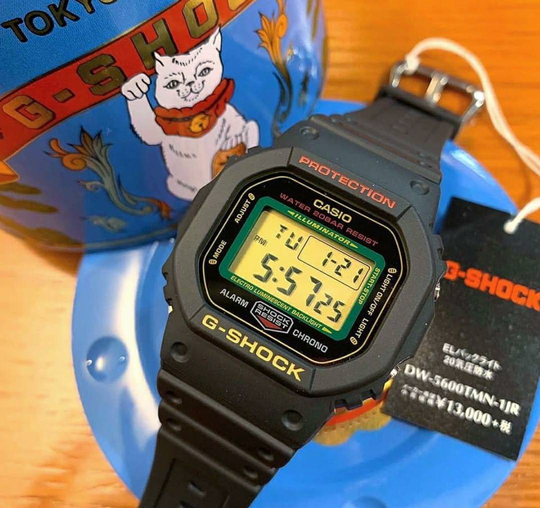 G-Shock x Maneki Neko Limited Edition รุ่น DW-5600TMN-1 Japanese Good Luck Charm