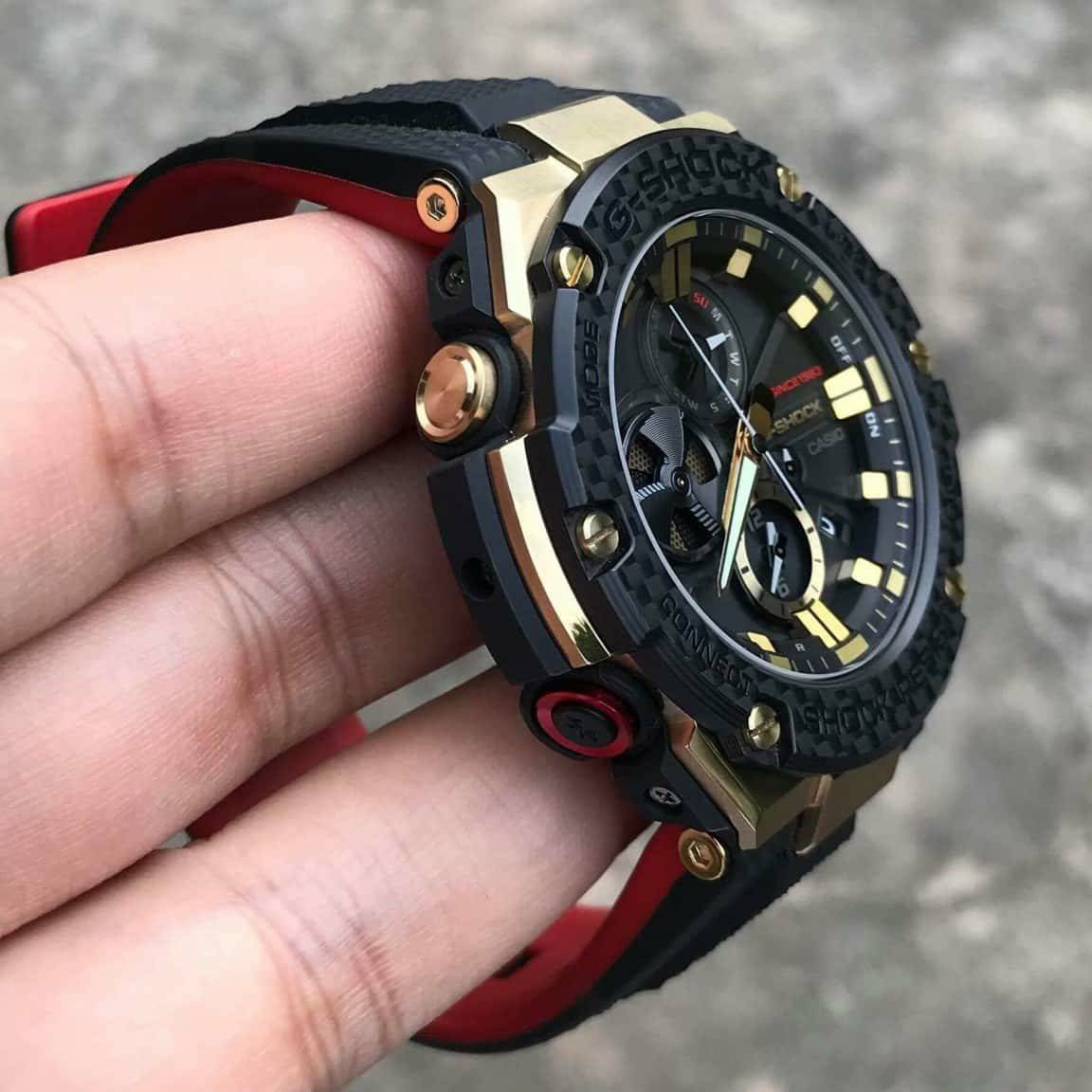 นาฬิกา G-Shock Limited G-Steel Gold Tornado รุ่น GST-B100TFB-1 ของแท้ ประกันศูนย์ CMG (RARE ITEM)