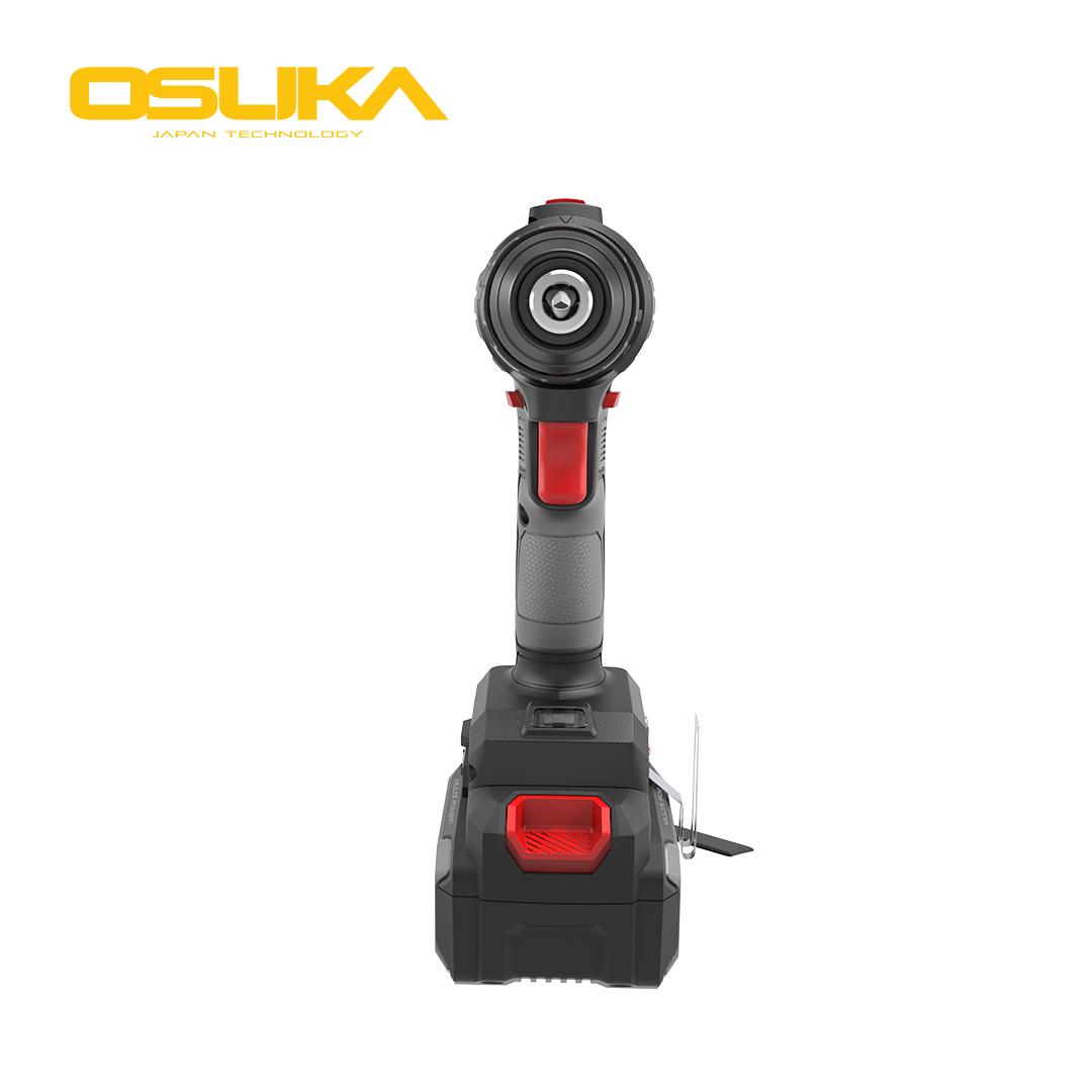 OSUKA ชุดสว่าน รุ่น OCHD802-D2 +เครื่องจียร ไร้สาย ไร้แปรงถ่าน รุ่น OCAG746-P1 ขนาด 20v เซต OCK151-M2