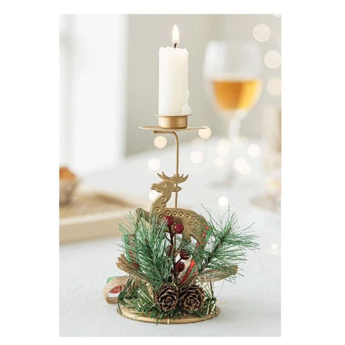 CT149E023 DECHOME เชิงเทียน คริสต์มาส เชิงเทียนคริสต์มาส Cristmas