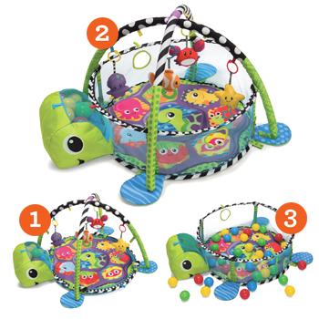 Infantino Grow-with-Me Activity Gym & Ball Pit เพลยิมบ่อบอลสุดคุ้ม ของเล่นเด็กแรกเกิด สินค้าจากอเมริกา