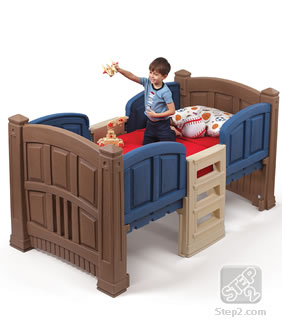 STEP2 Boy's Loft & Storage Twin Bed™