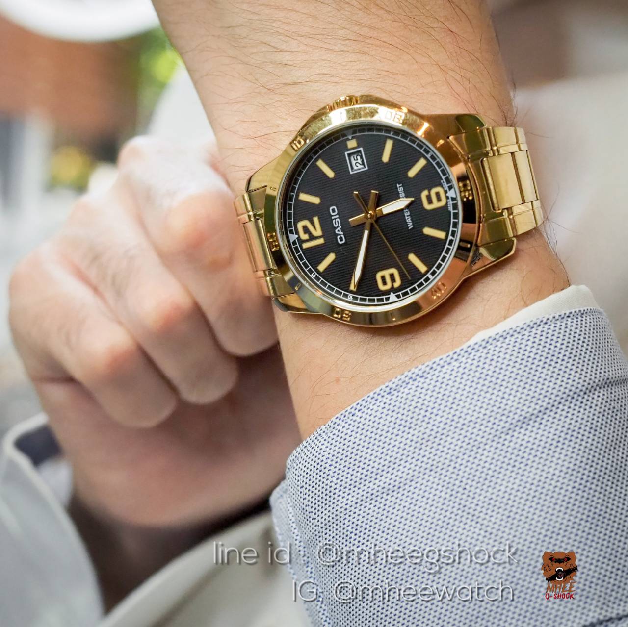 นาฬิกา Casio Gold Stainless ของแท้ รับประกันศูนย์เซ็นทรัล CMG