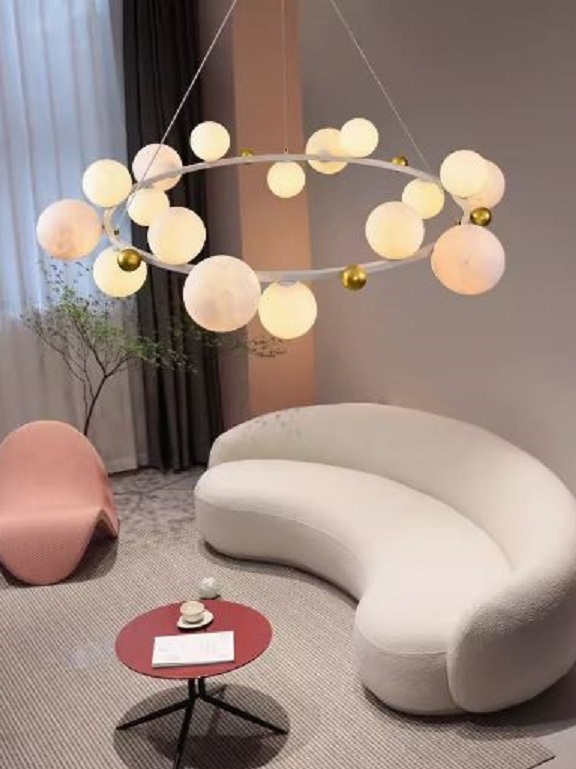 CT206A238 SOTMIA chandelier โคมไฟดวงจันทร์ โคมไฟห้องนอน Moon Light