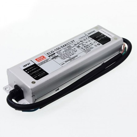 Power Supply ELG-150-54A สำหรับ RGS100-5P 150W 54VDC, Dimension LxWxH180 x 63 x 35.5 (mm) รองรับอุณหภูมิสูงถึง -40°C to 70°C, IP65 Standard