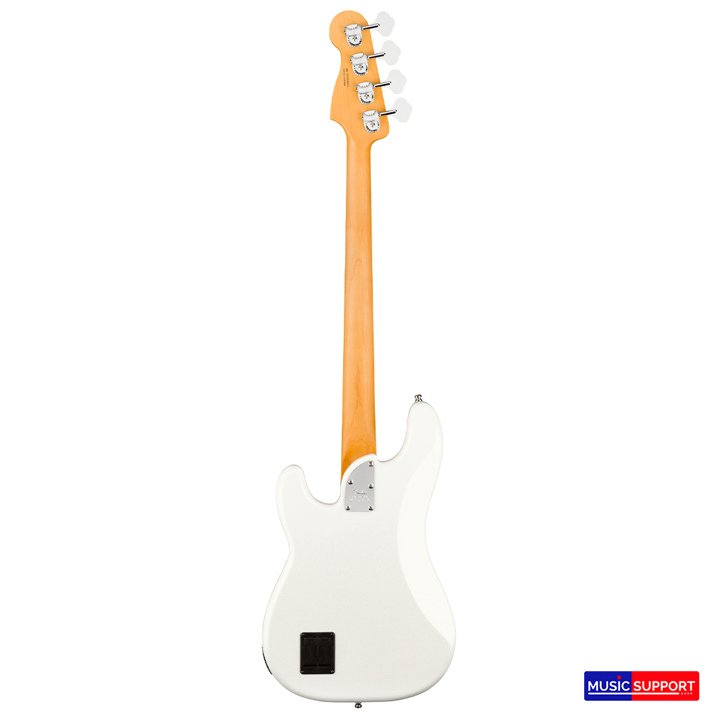เบสไฟฟ้า Fender American Ultra Precision Bass®MN Arctic Pearl
