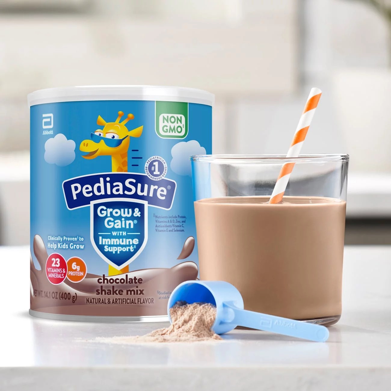 พรีออเดอร์ PediaSure Grow & Gain Shake Mix Powder นมชงสูตรเพื่อช่วยให้เด็กเติบโต