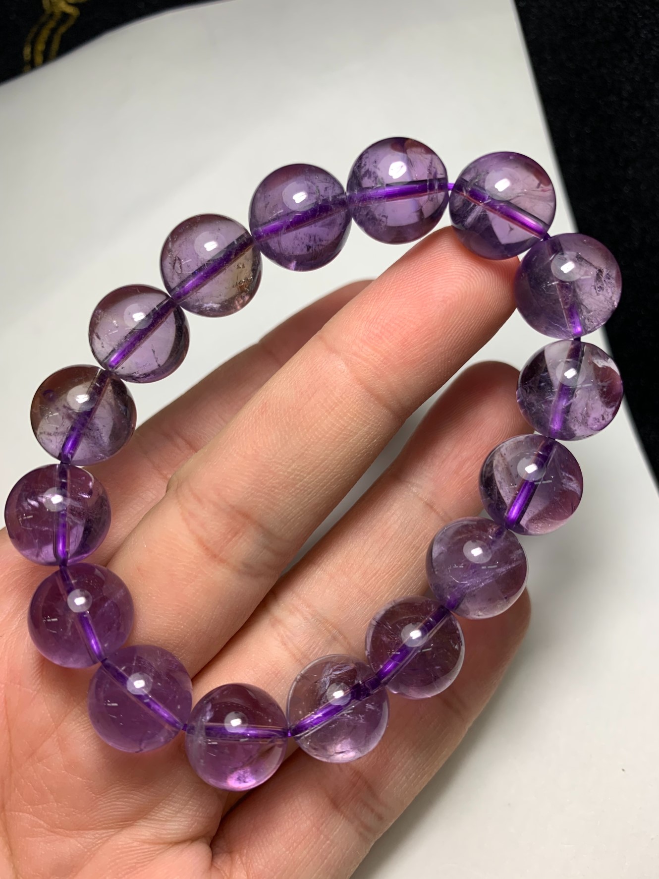 Ametrine พลอยอเมทริน AA++ หินอเมทิสต์ผสมแร่ซิทริน