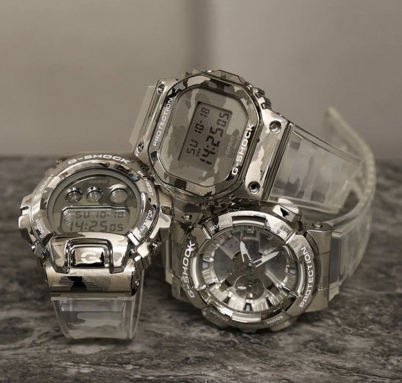 G-Shock Metal Camo Jelly GM-110SCM-1A