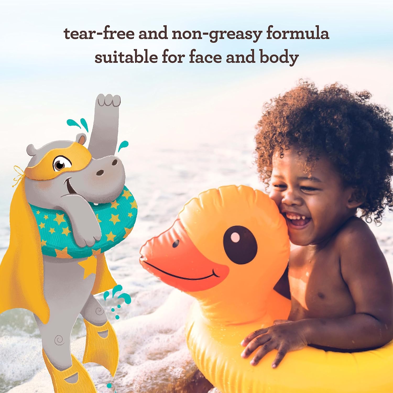 Aveeno Kids Continuous Protection Mineral Sunscreen Lotion for Sensitive Skin SPF 50 โลชั่นกันแดดสำหรับผิวแพ้ง่าย