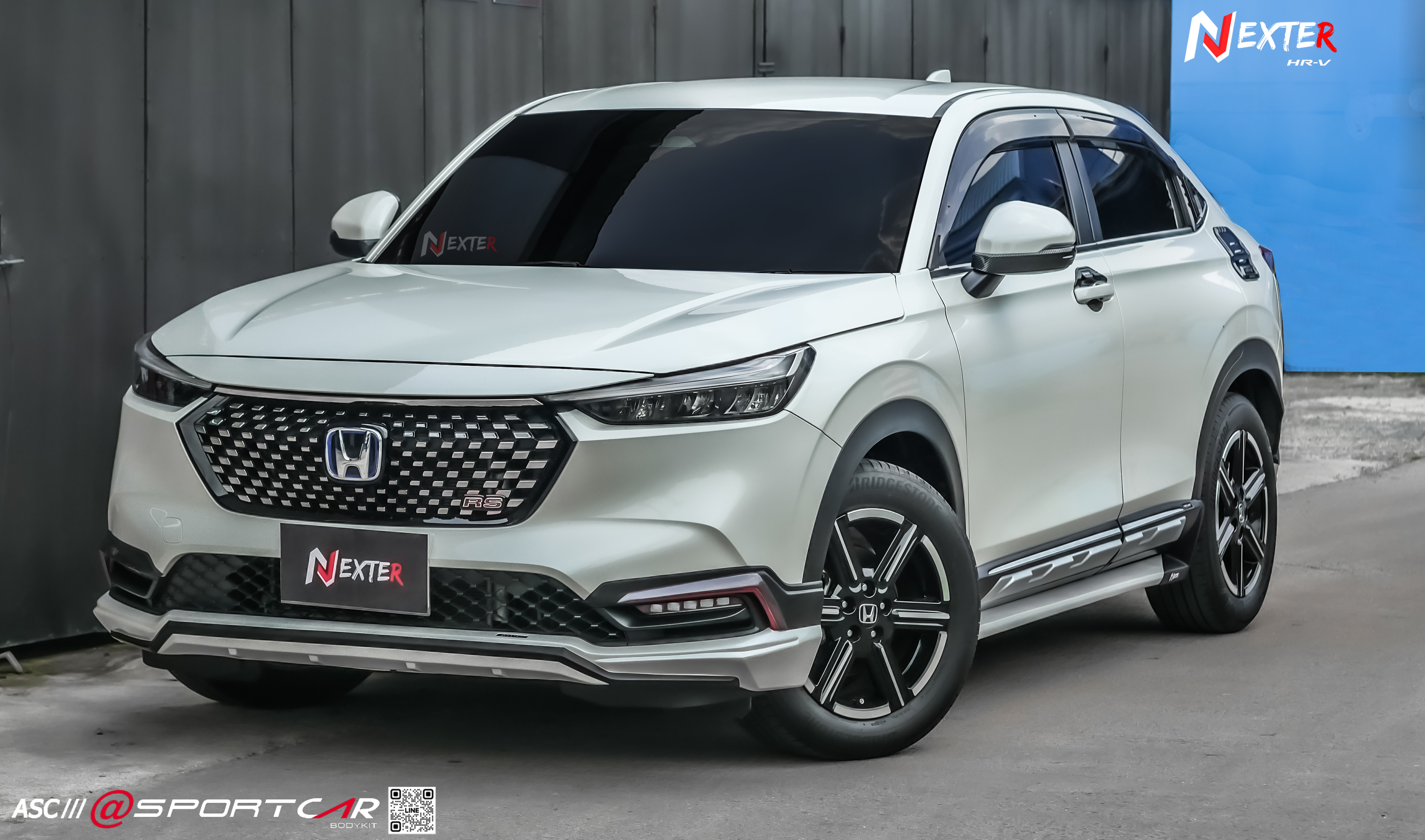 ชุดแต่ง HRV 2022 2023 ทรง NEXTER สำหรับรุ่น E&EL, Honda HRVแต่งสวย, สเกิร์ตรอบคัน HRV, สปอยเลอร์ HRV, ของแต่ง HRV ท่อคู่, HRV แต่ง Sport Style