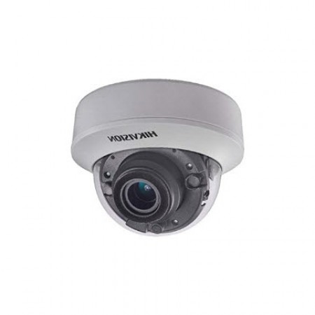 HIKVISION DS-2CE56D8T-VPITF Analog Ultra-Low Light, 2.8mm - 3.6mm fixed focal lens Vandal Dome Camera, 2 MP high performance CMOS, 1920 × 1080 resolution, 130db true WDR, up to 30m Smart IR distance, Water and dust resistant IP67