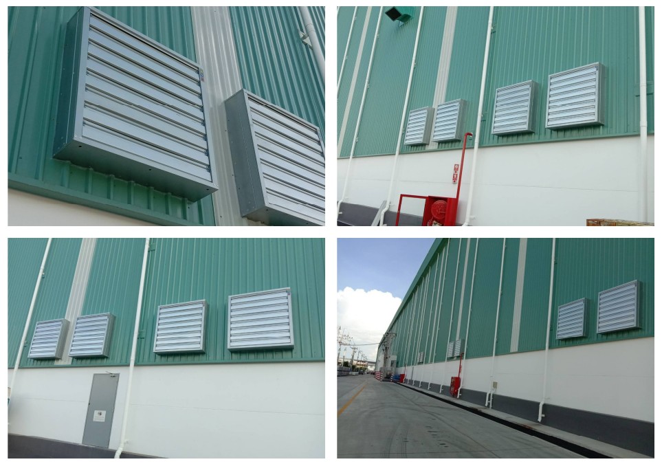 ผลงานการการออกแบบ ติดตั้งระบบระบายอากาศ แก้ไขปัญหาความร้อน