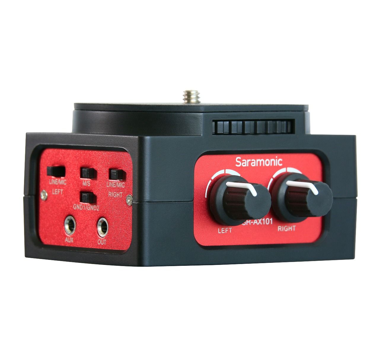 Saramonic SR-AX101 มิกเซอร์รวมเสียงมินิไมโครโฟน XLR 2 ช่อง