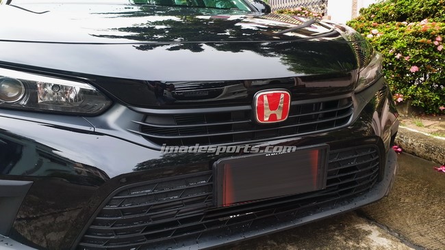 Logo Honda Type R สปอร์ตหน้า หลัง และพวงมาลัย (แดง/ดำ/ดำแดง)