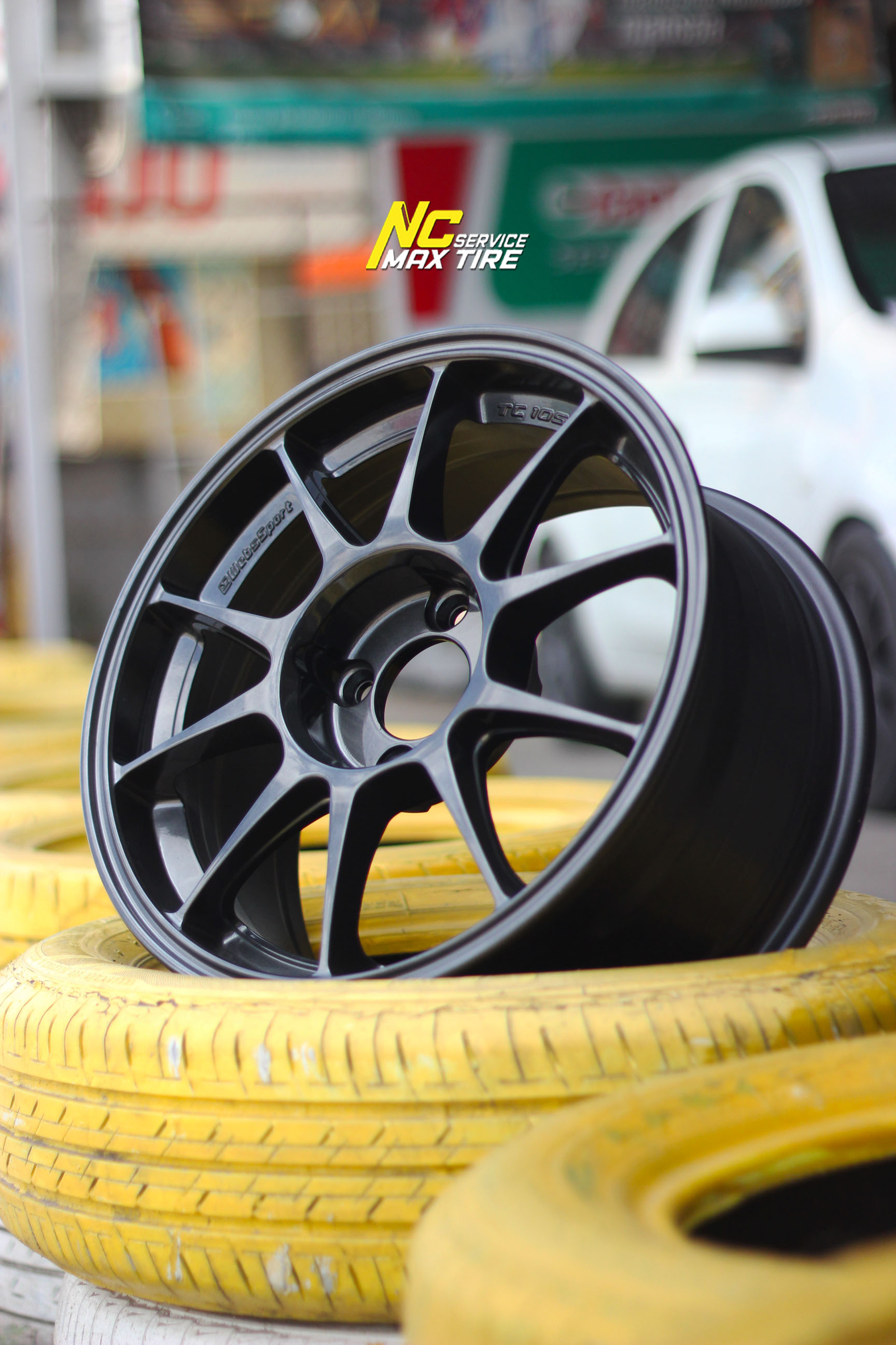 ล้อแม็กขอบ15 / WedsSport / TC105N / 15x7.0 4H100 ET35 / ล้อแม็กสีเทากัล