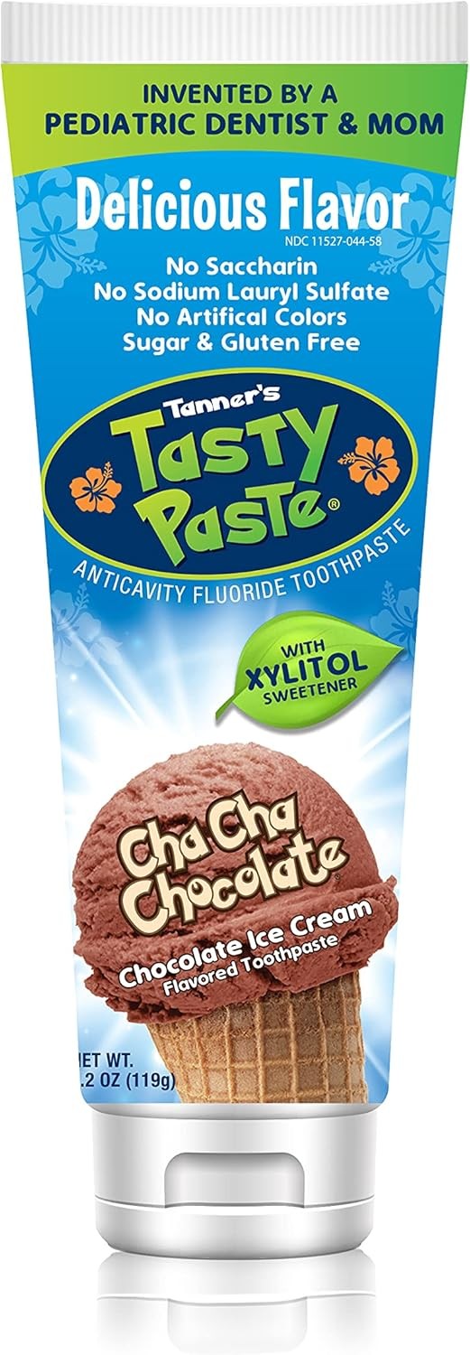 Tanner's Tasty Paste Children’s Toothpaste ยาสีฟันฟลูออไรด์รสชาติอร่อยจากธรรมชาติ