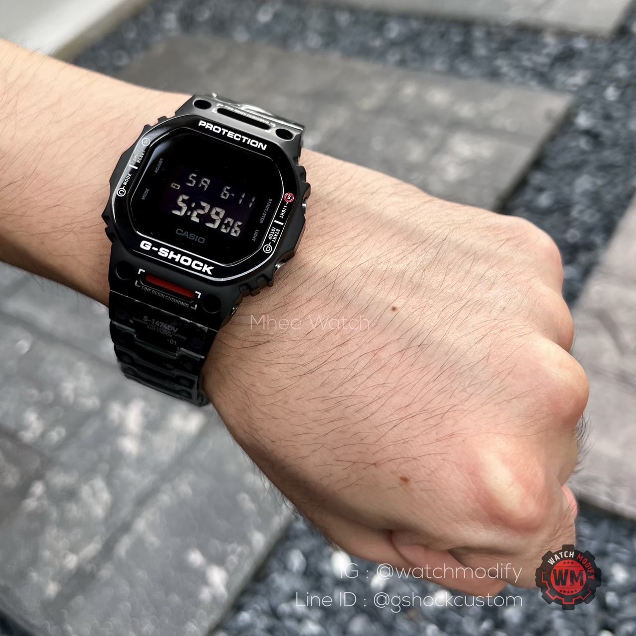 Dw-5600 Customize Full Armor Laser innovation ฉายาBLACK GUNDAM