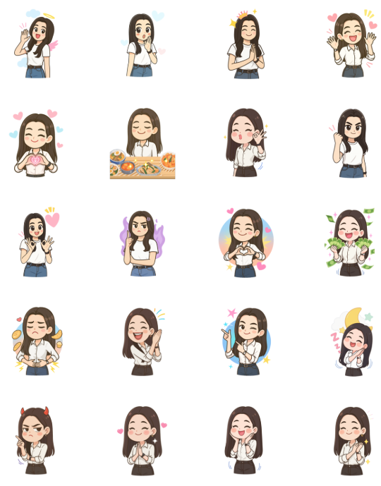 ขายสติกเกอร์ไลน์ Lisa Socute