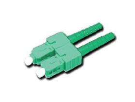 UF-0006SM/APC SC/APC Duplex Singlemode, Zirconia Connector, Green Boot 0.9 mm, 3.0 mm. diameter Cable