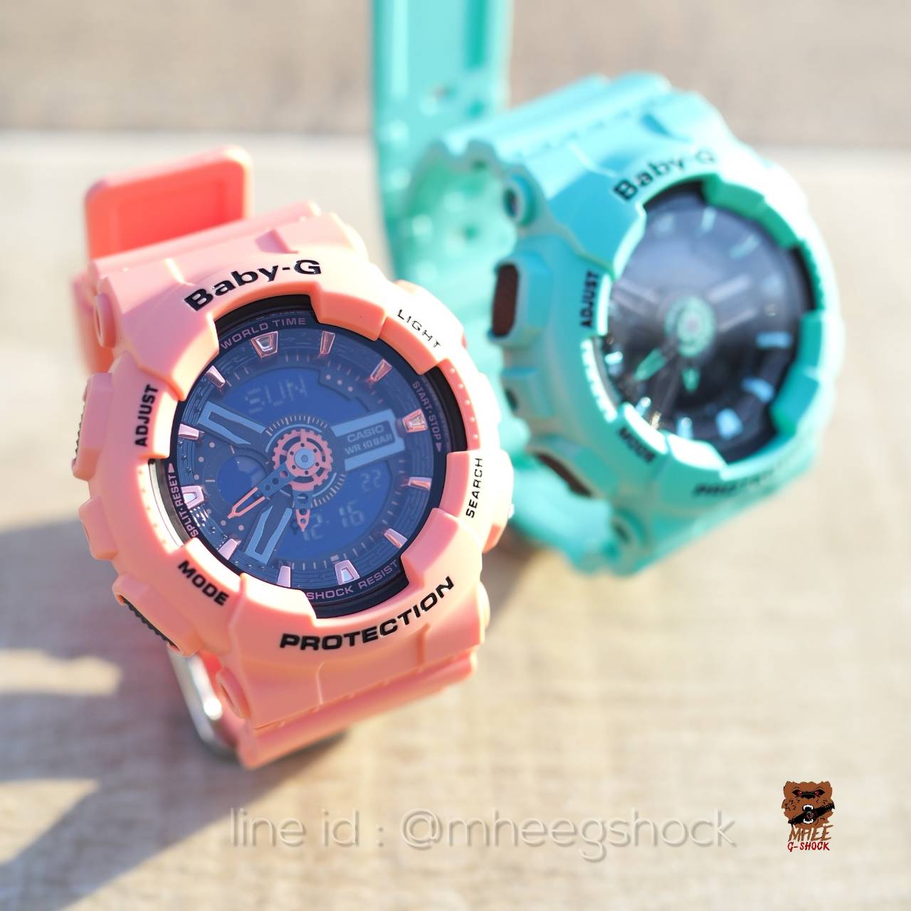 Baby-G Pastel รุ่น BA-110 SERIE ของแท้ ประกันศูนย