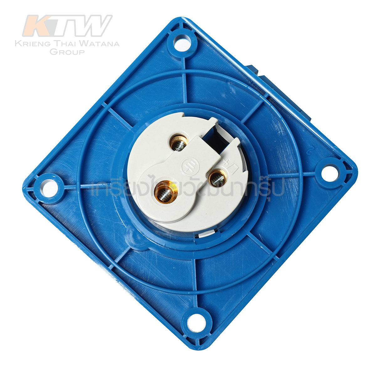 MARATHON ปลั๊กและเต้ารับอุตสาหกรรม เอ็นจิเนียริ่งพลาสติกที่ไม่ลามไฟ แบบ ฝังตรง