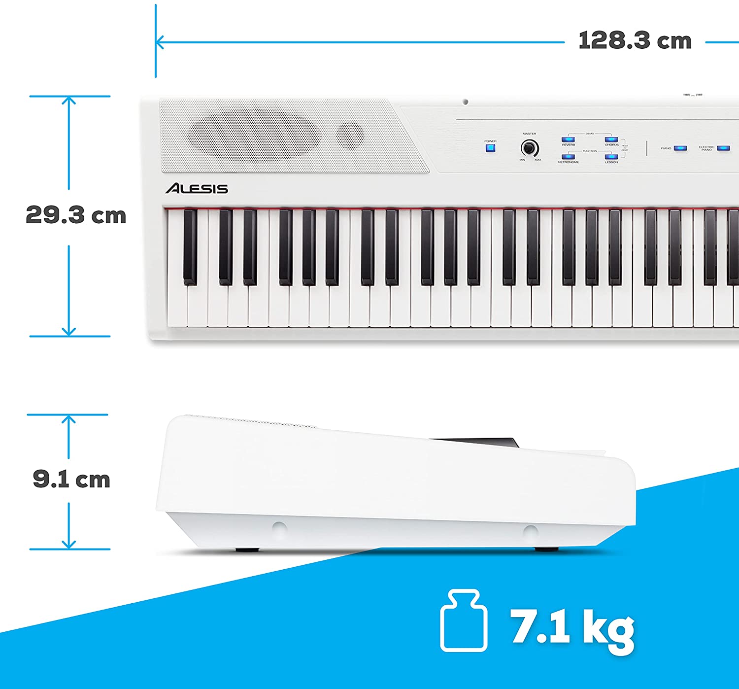 Alesis Recital เปียโนดิจิตอล 88 Keys ขนาด Full-Sized