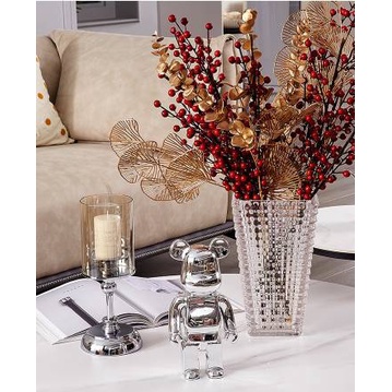 CT031E019 FAMITOSS เชิงเทียนสีเงิน #เชิงเทียนตกแต่งบ้าน เชิงเทียนตกแต่ง เชิงเทียนสีทอง เชิงเทียนสวย เชิงเทียน ประดับ