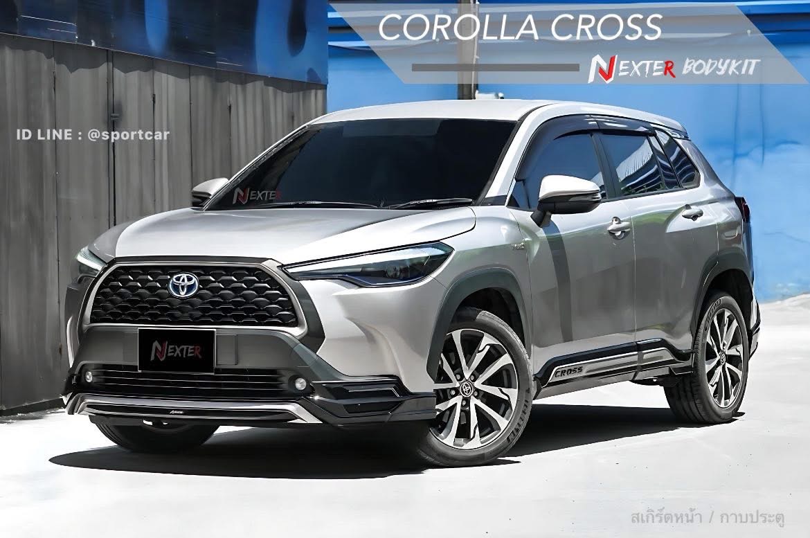 ชุดแต่งพร้อมกาบประตู Toyota Cross 20-23 ทรง NEXTER by ASC - ชุดแต่ง Corolla Cross, Toyota Cross แต่ง, Toyota Cross แต่งสวย, Toyota Cross ชุดแต่ง, Corolla Cross แต่ง, Corolla Cross แต่งสวย สำเนา