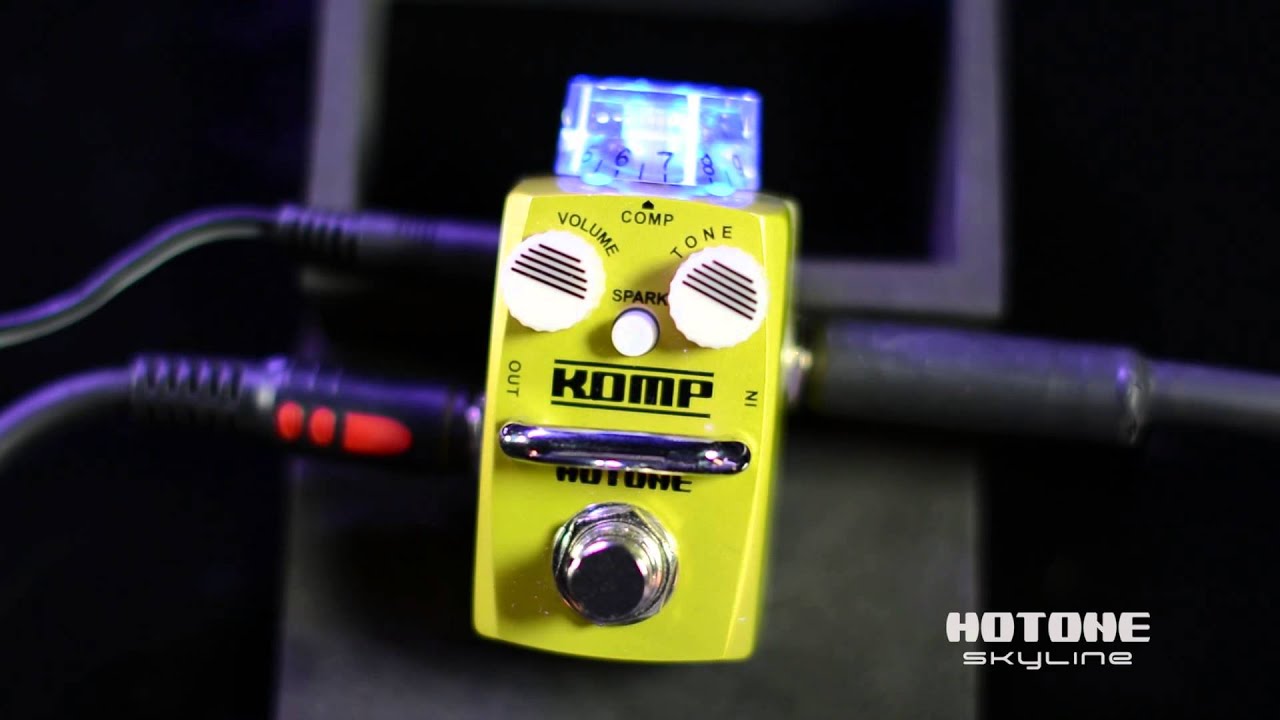 เอฟเฟ็คกีต้าร์ไฟฟ้า Hotone Skyline Series KOMP Optical Compressor Pedal