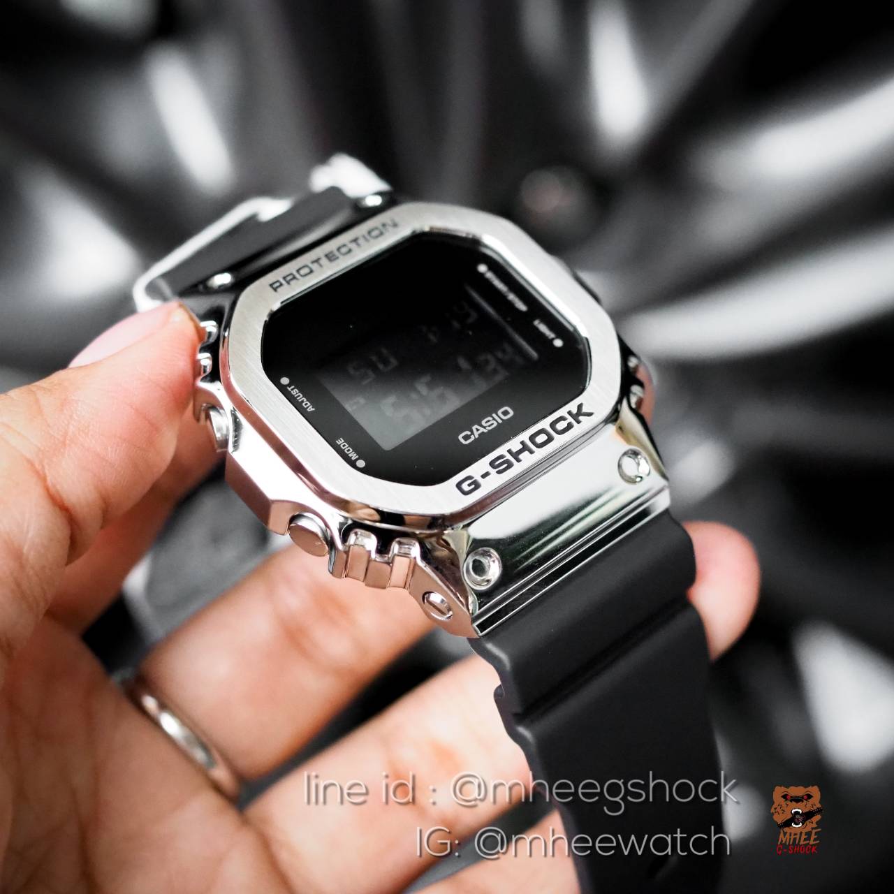 G-SHOCK Metal Face Silver Color Luxury Street GM-5600-1